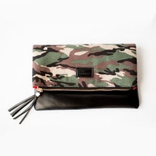 Load image into Gallery viewer, Fold Over Zipper Clutch