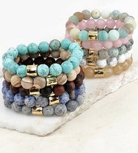 Load image into Gallery viewer, Natural Stone Bracelet
