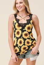 Load image into Gallery viewer, Sunflower Lace Top