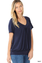 Load image into Gallery viewer, ZENANA V-NECK SHORT SLEEVE TOP
