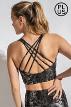 Load image into Gallery viewer, Snake Foil Printed Strappy Back Bralette
