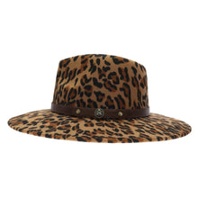 Load image into Gallery viewer, Leopard Vegan Fabric C.C Panama