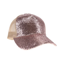Load image into Gallery viewer, Glitter C.C Trucker Ball Cap