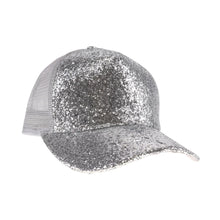 Load image into Gallery viewer, Glitter C.C Trucker Ball Cap