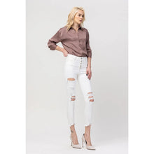 Load image into Gallery viewer, BUTTON UP SKINNY JEANS