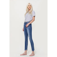 Load image into Gallery viewer, VERVET Ankle Skinny W/Uneven Hem Detail