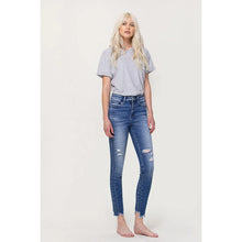 Load image into Gallery viewer, VERVET Ankle Skinny W/Uneven Hem Detail