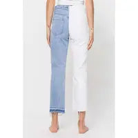 Load image into Gallery viewer, HIGH RISE 2 TONE W/ CRISS CROSS