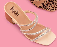 Load image into Gallery viewer, CORKY’S DREAMY HEEL- CLEAR JEWEL