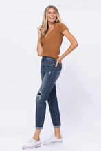 Load image into Gallery viewer, Judy Blue Destroy Knee Patch Boyfriend Jeans