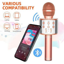 Load image into Gallery viewer, Wireless Handheld Bluetooth Karaoke Microphone