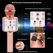 Load image into Gallery viewer, Wireless Handheld Bluetooth Karaoke Microphone
