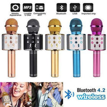 Load image into Gallery viewer, Wireless Handheld Bluetooth Karaoke Microphone