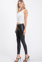 Load image into Gallery viewer, FAUX LEATHER LEGGINGS
