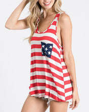 Load image into Gallery viewer, American Flag Bow Tank
