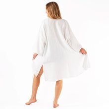 Load image into Gallery viewer, Lotus and Luna White Cotton Cover Up
