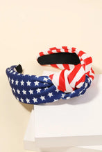 Load image into Gallery viewer, Stars and Stripes Knot Headband
