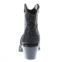 Load image into Gallery viewer, Corky&#39;s Black Rhinestone Booties
