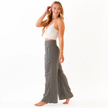 Load image into Gallery viewer, Granite Wide Leg Cotton Pants
