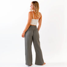 Load image into Gallery viewer, Granite Wide Leg Cotton Pants

