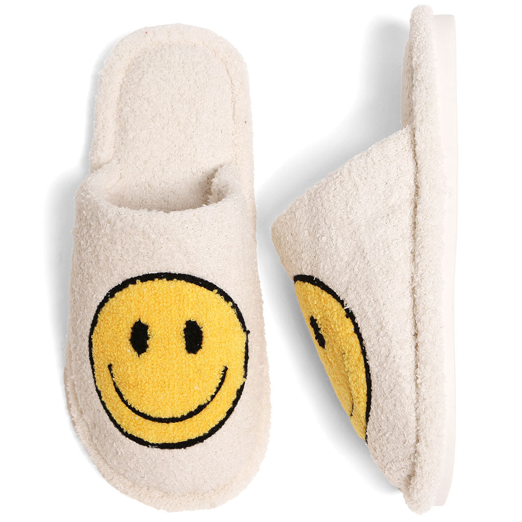 Happy Face Lux Slippers