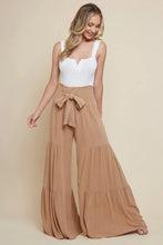 Load image into Gallery viewer, Smocking Waist Tier Wide Pants
