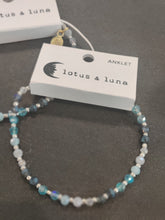 Load image into Gallery viewer, Lotus and Luna Glow Shimmer Anklet
