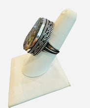 Load image into Gallery viewer, Natural Stone Ring Size 7
