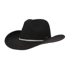 Load image into Gallery viewer, Reno Vegan Fabric Cowboy Hat
