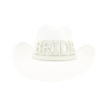Load image into Gallery viewer, BRIDE Vegan Fabric Cowboy Hat
