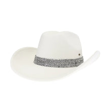 Load image into Gallery viewer, Silverton Vegan Fabric Cowboy Hat
