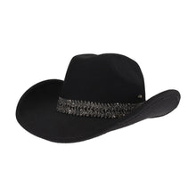 Load image into Gallery viewer, Silverton Vegan Fabric Cowboy Hat
