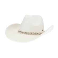 Load image into Gallery viewer, Modesto Vegan Fabric Cowboy Hat
