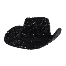 Load image into Gallery viewer, NashVegas Sequin Cowboy Hat
