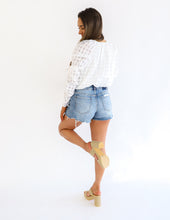 Load image into Gallery viewer, DAZE The Lowdown Scooped Denim Shorts
