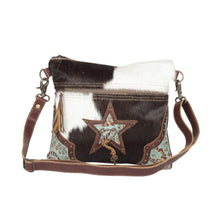 Load image into Gallery viewer, North Star Canvas &amp; Hairon Bag

