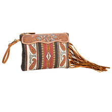 Load image into Gallery viewer, Mojave Paisley Fringed Hand-Tooled Bag

