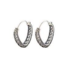 Load image into Gallery viewer, Celtic Lore Silver Tone Earrings
