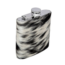 Load image into Gallery viewer, Mountain Trail Flask in Dark Hair-on Hide
