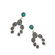 Load image into Gallery viewer, Horseshoe Concho Earrings
