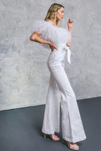 Load image into Gallery viewer, A POWER MOOD WHITE DENIM JUMPSUIT
