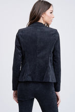 Load image into Gallery viewer, SINGLE BUTTON CORDUROY BLAZER
