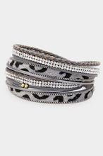 Load image into Gallery viewer, Crystal Suede Magnetic Bracelet
