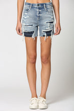 Load image into Gallery viewer, Repaired Distressed Mom Shorts
