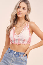 Load image into Gallery viewer, Tie Dye Lace Bralette
