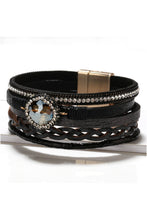 Load image into Gallery viewer, Leather Bracelet with Magnetic Clasp

