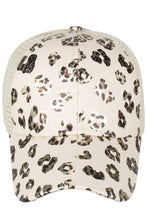 Load image into Gallery viewer, LEOPARD CRISS CROSS HAT
