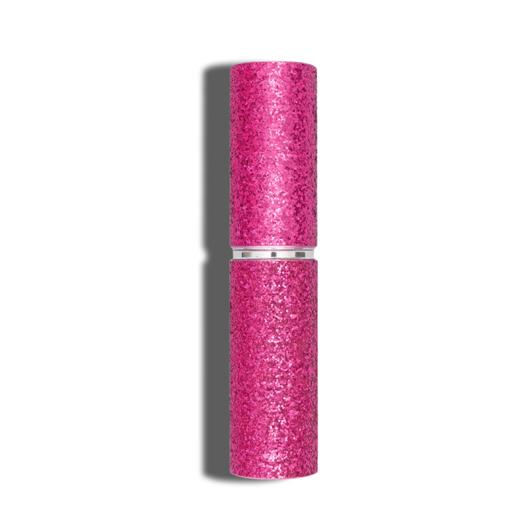 Lipstick Stun Gun in Pink Glitter