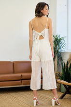 Load image into Gallery viewer, LACE CULOTTE JUMPSUIT
