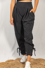 Load image into Gallery viewer, High Waisted Solid Knit Lace Up Pants
